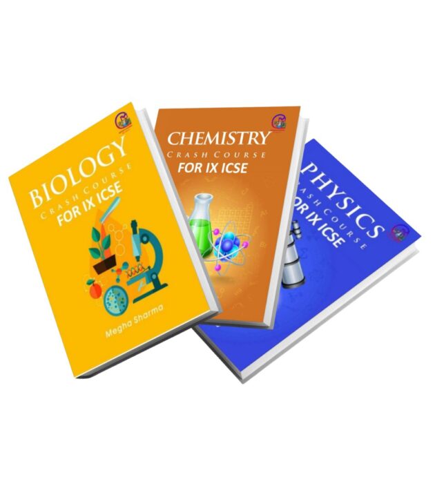 ICSE Class 9 Physics, Chemistry and Biology Combo Set of 3 books