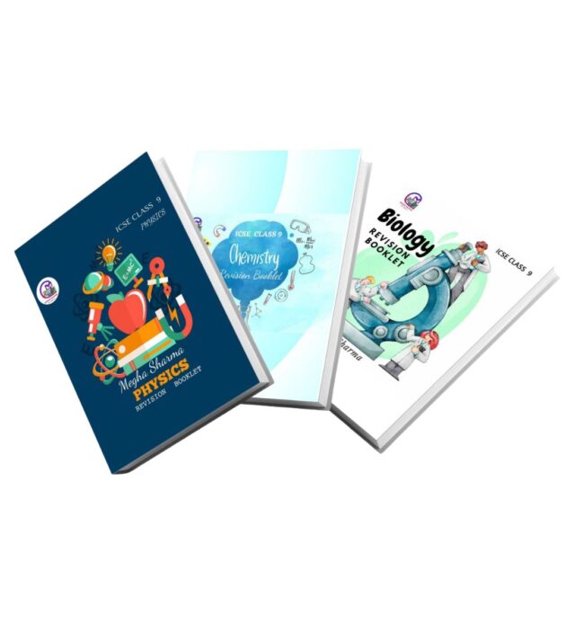 ICSE Class 9 Physics, Chemistry and Biology Revision Booklet Combo Set of 3 books ( Latest Syllabus )